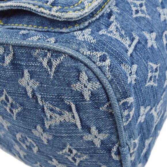 Louis Vuitton Blue Monogram Denim Neo Speedy Handbag - Picture 7 of 11